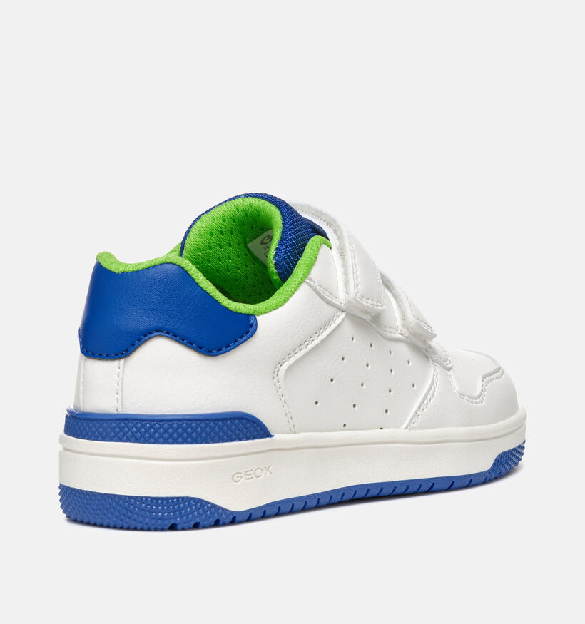 Geox Washiba Witte Velcroschoenen voor jongens (356386) - geschikt voor steunzolen