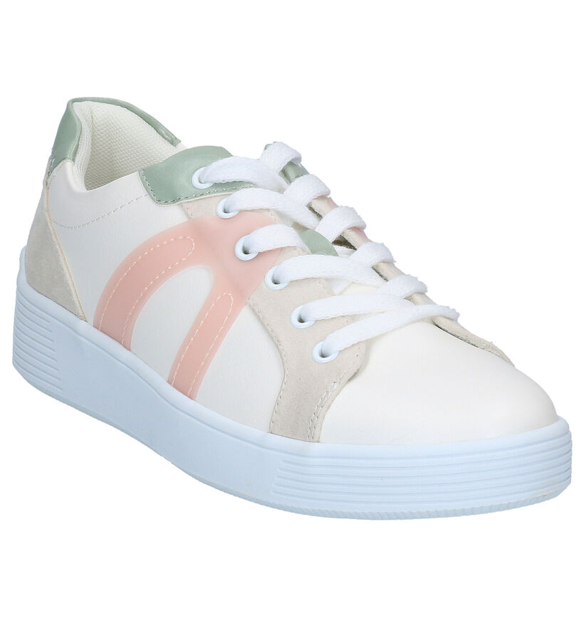 Esprit Agnes Chaussures à lacets en Blanc en simili cuir (285153)