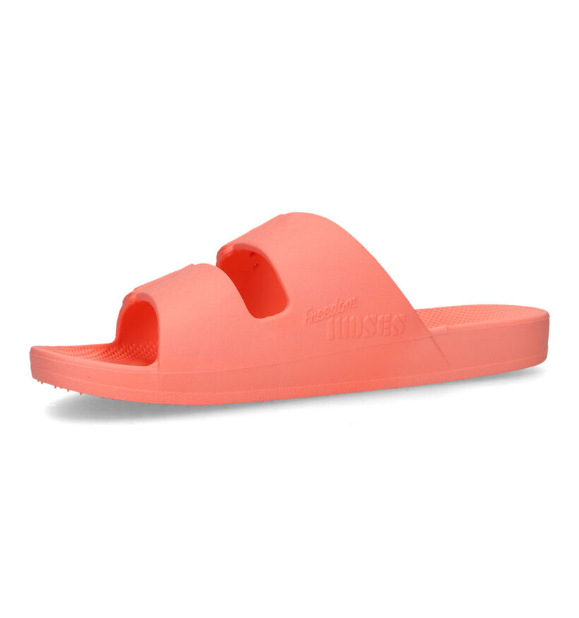 Freedom Moses Basic Oranje Slippers voor dames (323011)