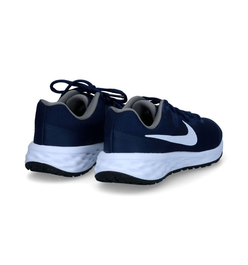 Nike Revolution 6 GS Baskets en Bleu pour filles (308952)