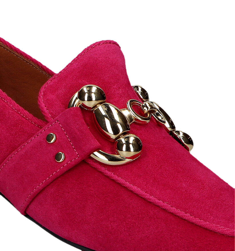 Babouche Loafers en Rose fuchsia pour femmes (325557)