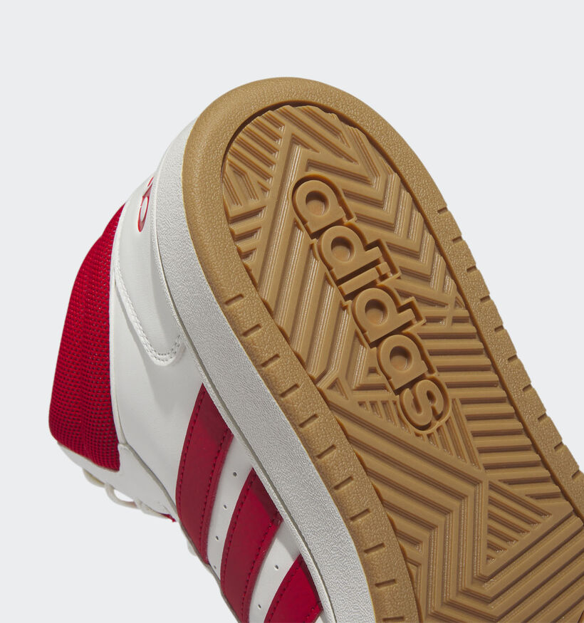 adidas Hoops 3.0 Mid Witte Sneakers voor dames (329410) - geschikt voor steunzolen