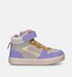 Milo & Mila Paarse Hoge sneakers voor meisjes (346937)