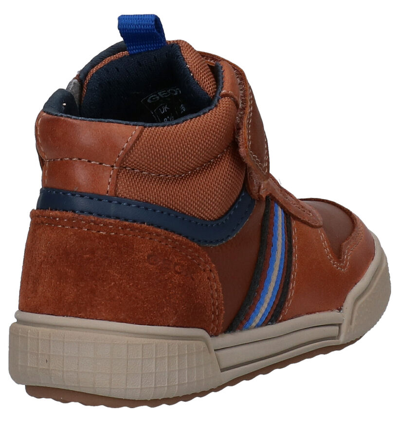 Geox Poseido Blauwe Hoge Schoenen in leer (278310)