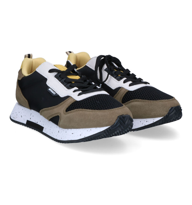 Antony Morato Kaki Sneakers in daim (306667)