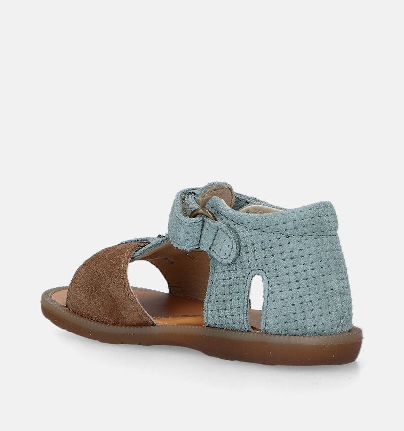 Naturino Quarzo Suede Sandales pour bébé en Bleu pour filles, garçons (339256)