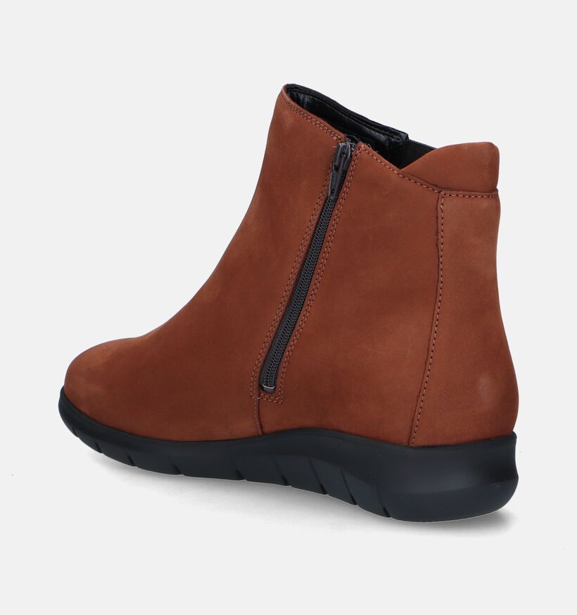 Mobils by Mephisto Idilia Cognac Enkellaarzen voor dames (346077) - geschikt voor steunzolen