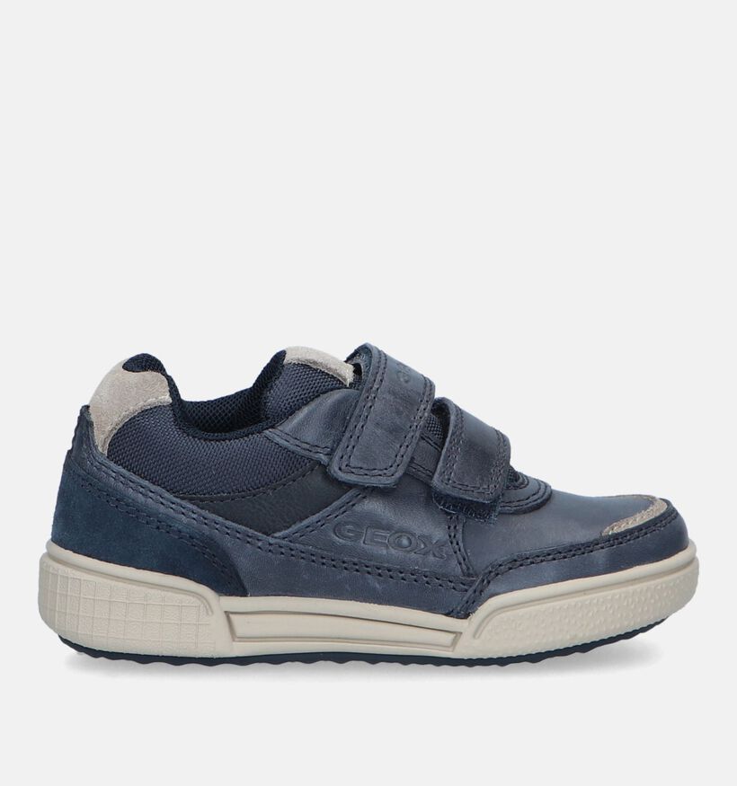 Geox Poseido Chaussures à velcro en Noir pour garçons (330066) - pour semelles orthopédiques