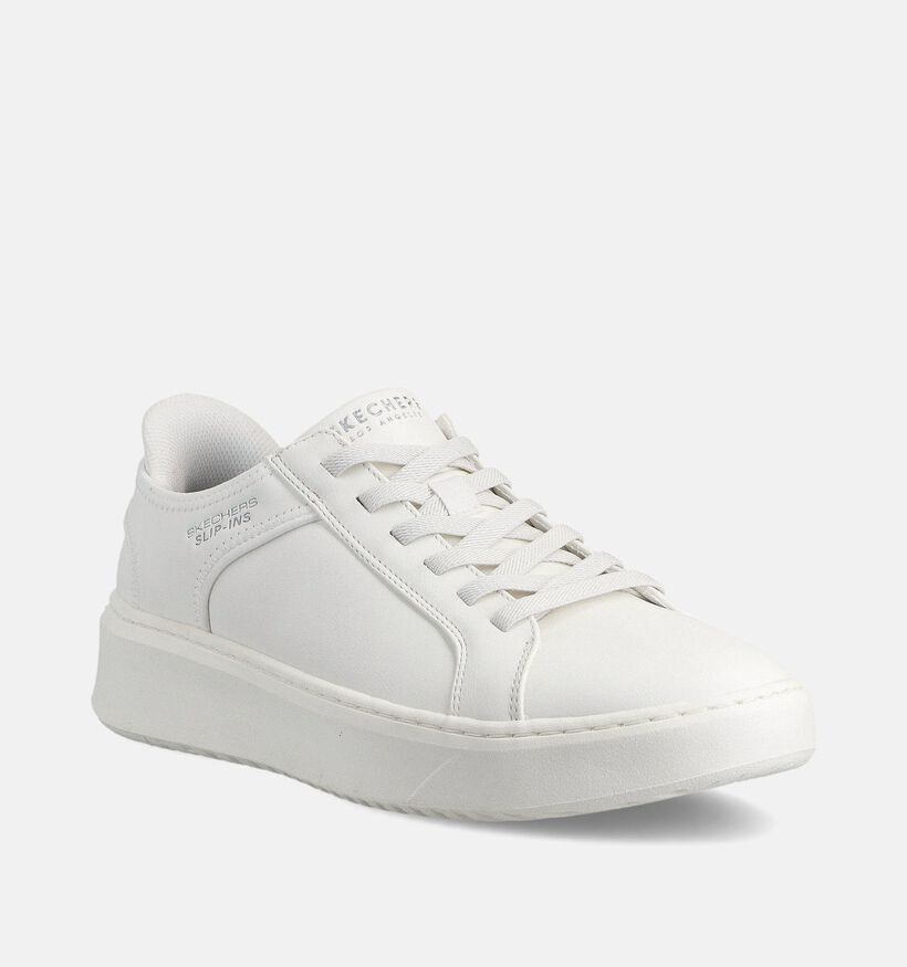 Skechers Court Break Double Vented Witte Sneakers voor heren (371068)