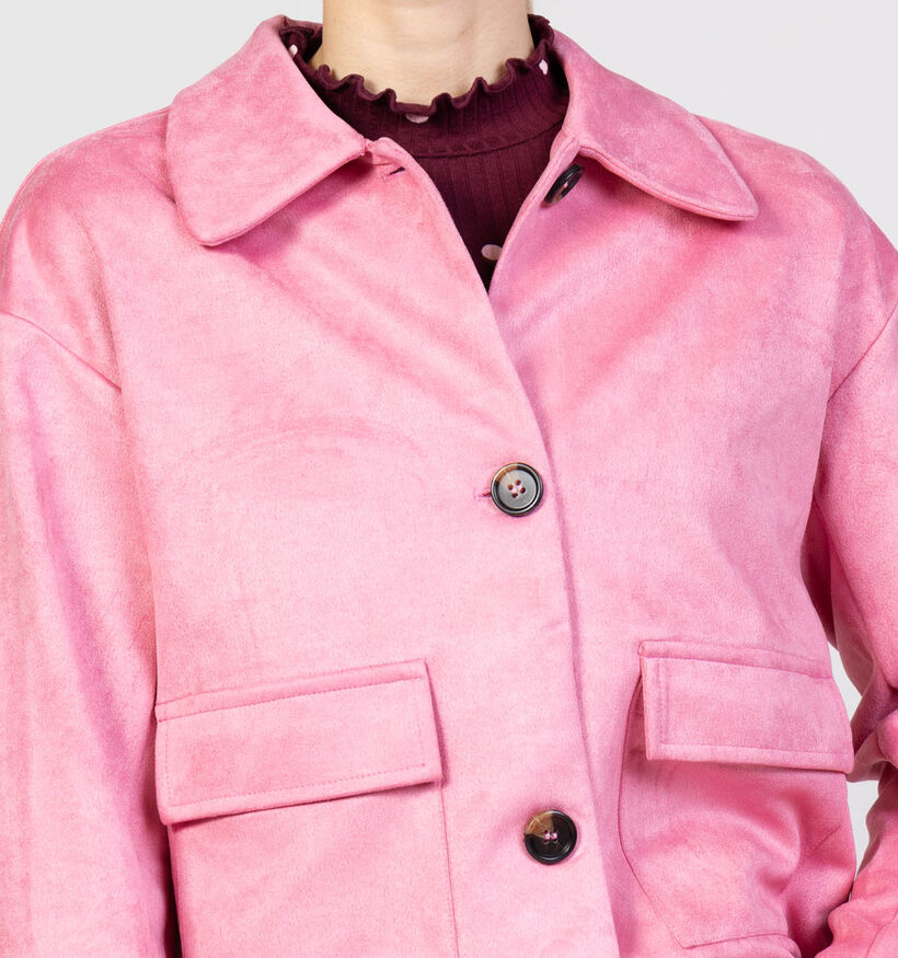 Desires Melua Cashmere Rose Jas Roze voor dames (366684)