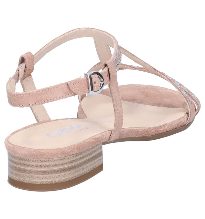 Gabor Roze Sandalen in nubuck (271740)