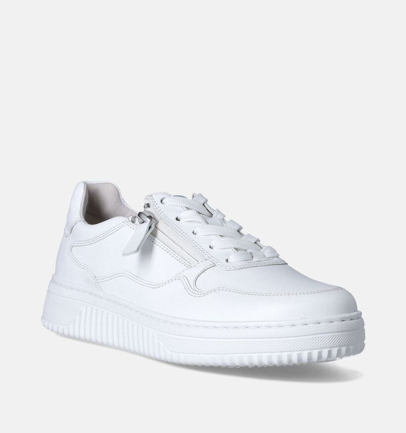 Gabor Chaussures à lacets en Blanc pour femmes (356665) - pour semelles orthopédiques