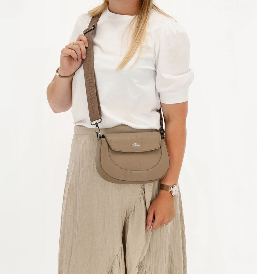 Charm London Sac à bandouliére en Taupe pour femmes (358955)