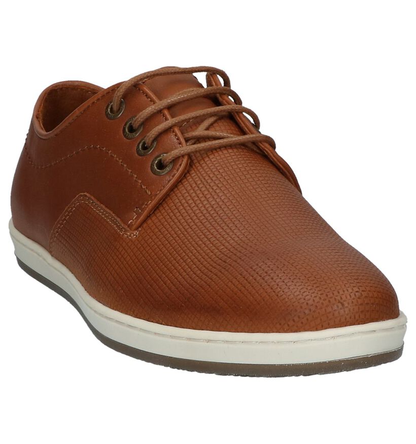 River Woods Chaussures basses en Cognac en cuir (215008)