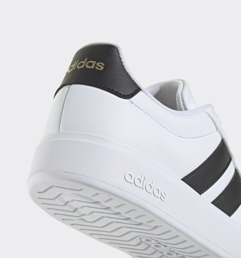 adidas Streettalk Baskets en Blanc/Noir pour hommes (372641) - pour semelles orthop&eacute;diques