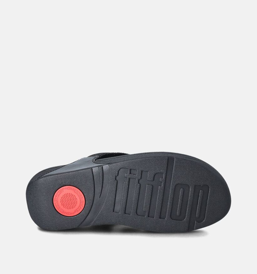 FitFlop Lulu Toepost Zwarte Teenslippers voor dames (353816)
