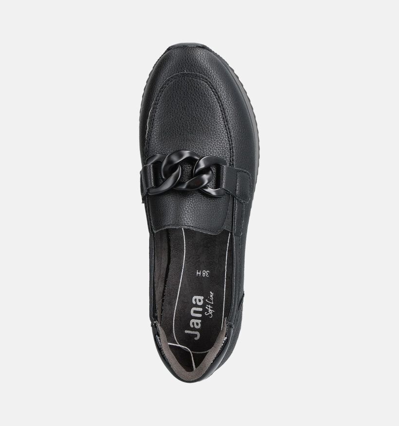 Jana Zwarte Mocassins voor dames (360432)