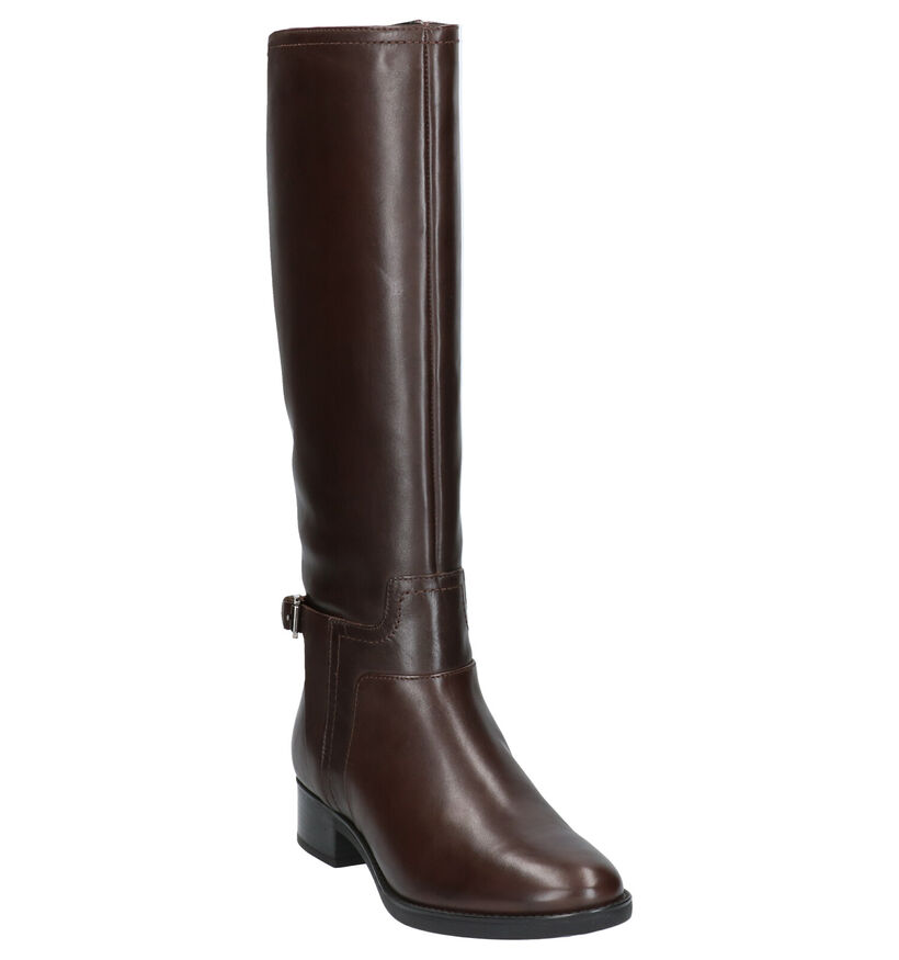 Geox Bottes hautes en Marron en cuir (263852)