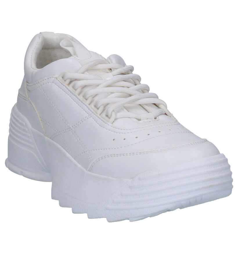 Youh! Baskets basses en Blanc en simili cuir (263384)