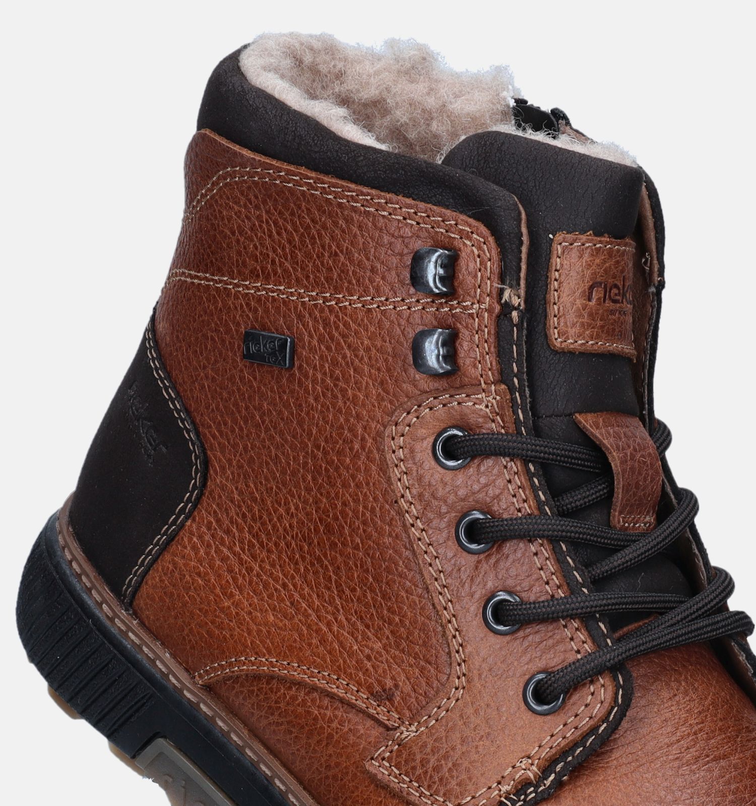 Rieker Tex Cognac Veterboots Heren Boots Online op TORFS.BE