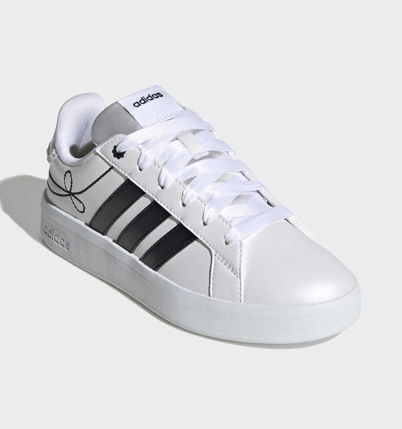 adidas Grand Court 3.0 Witte Sneakers voor meisjes (375409)