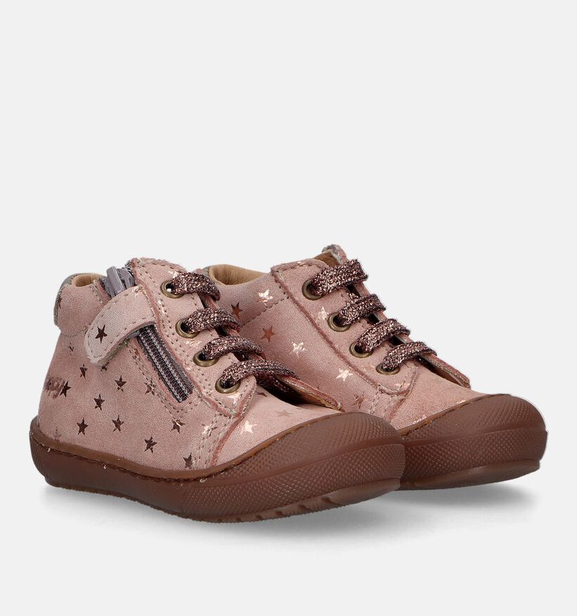 Bopy Jefloc Chaussures pour bébé en Rose pour filles (331868) - pour semelles orthopédiques