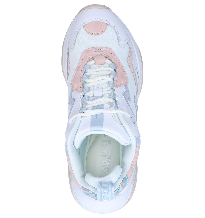 Tamaris Witte Sneakers in leer (269730)