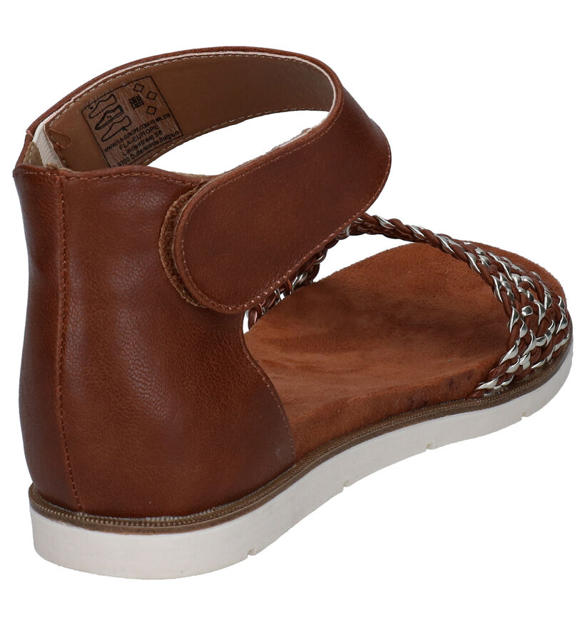 Sprox Cognac Sandalen in kunstleer (292583)