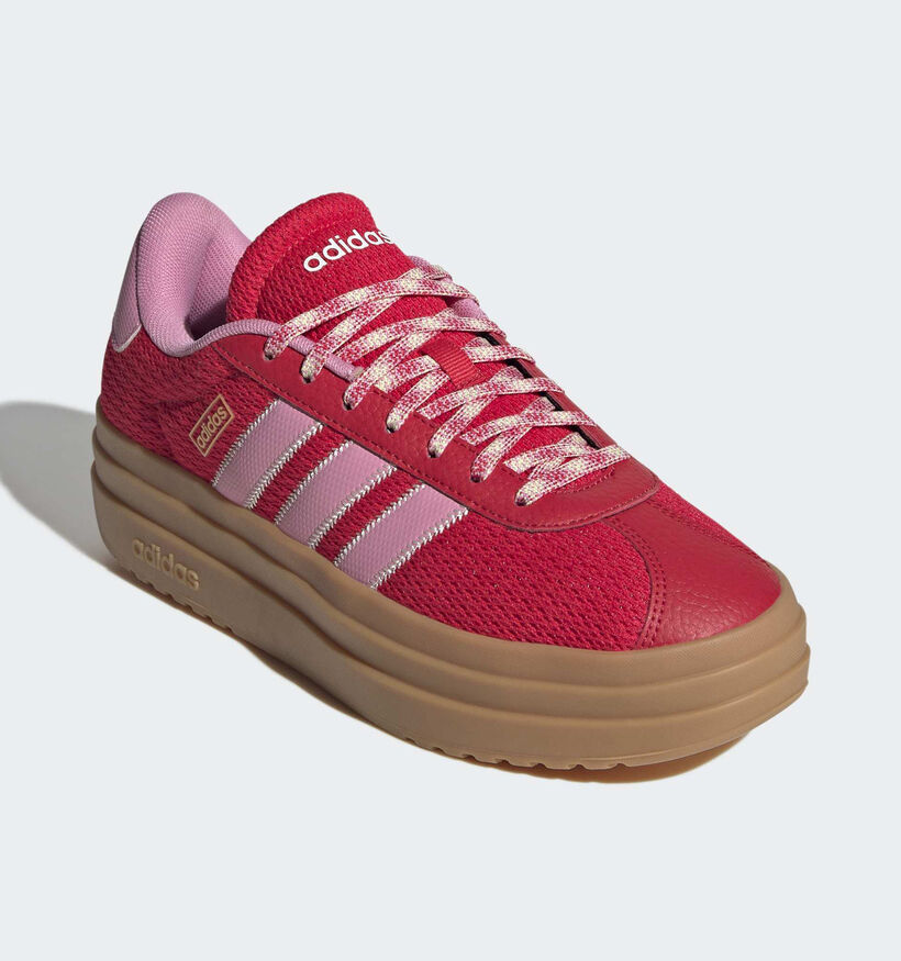 adidas VL Court Bold Baskets en Rouge pour femmes (375339)