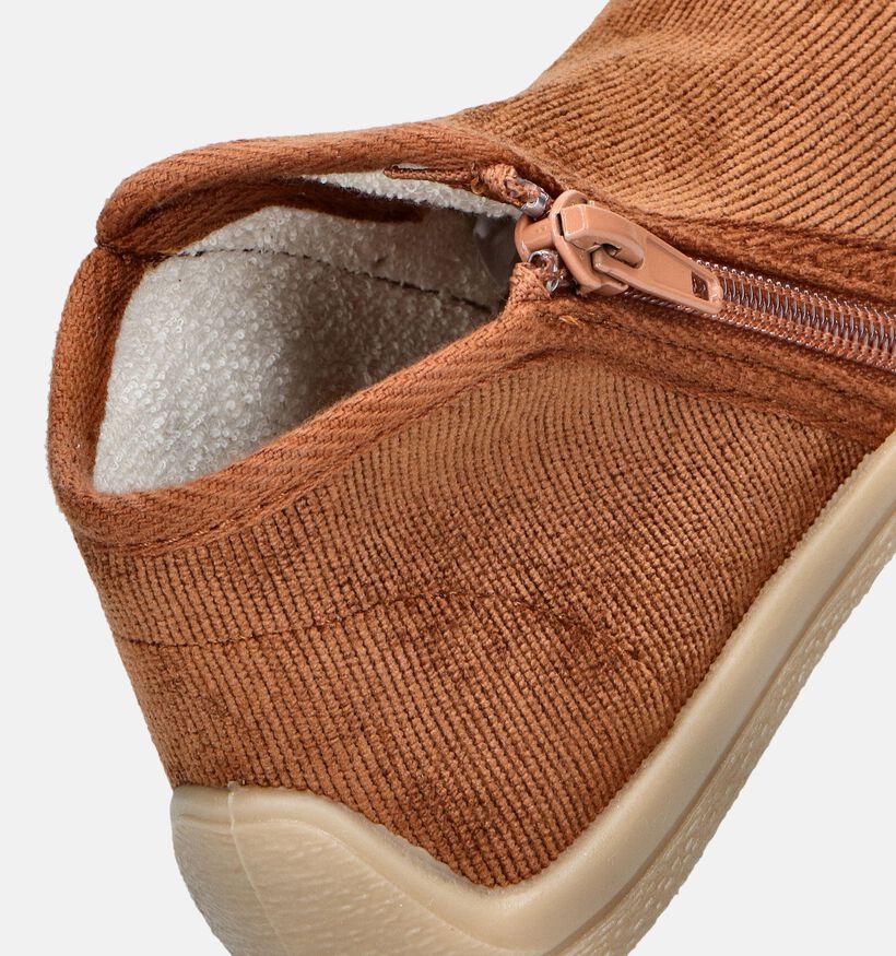 Bellamy Patou Pantoufles en Cognac pour filles, garçons (348670)