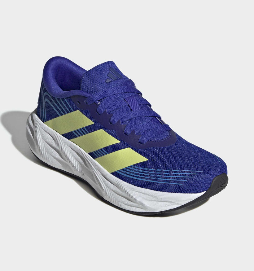 adidas Galaxy Baskets basses en Bleu pour gar&ccedil;ons (375420) - pour semelles orthop&eacute;diques