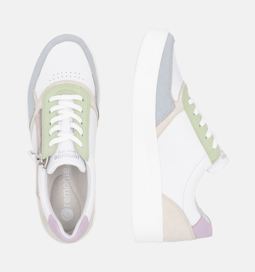 Remonte Baskets casual en Blanc pour femmes (351212) - pour semelles orthopédiques
