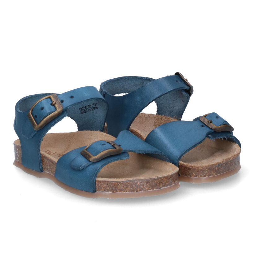 Kipling Easy 4 Blauwe Sandalen in leer (308882)