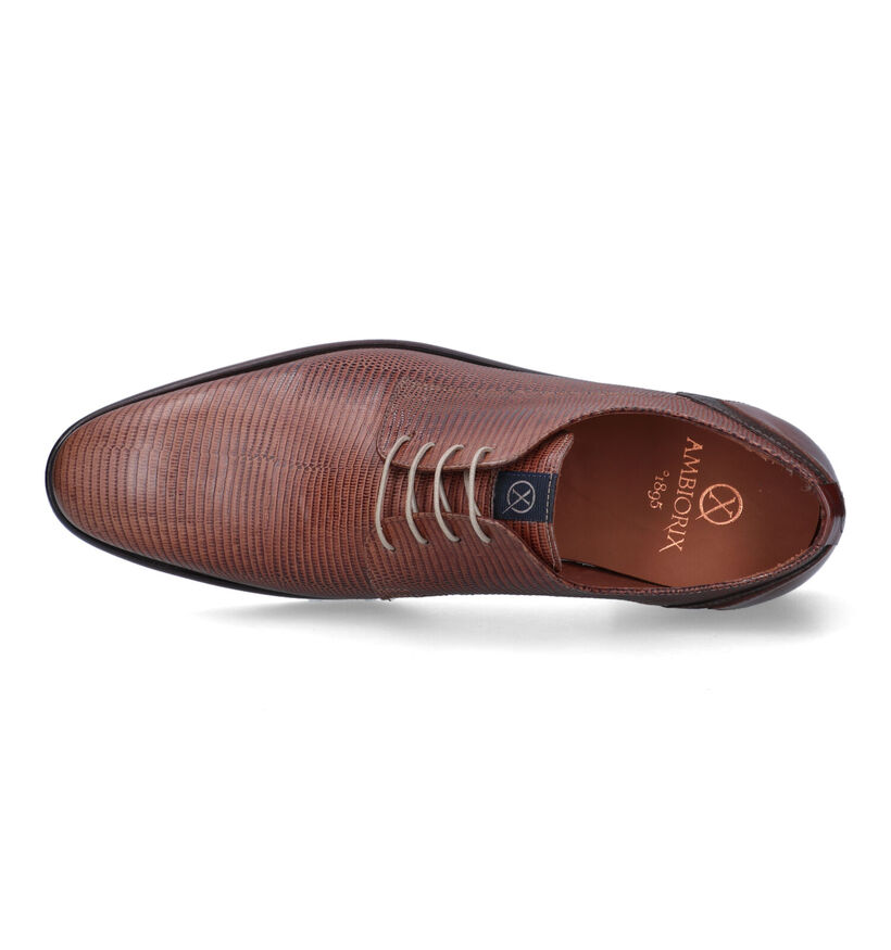 Ambiorix Dario Chaussures à lacets en Cognac pour hommes (324842)