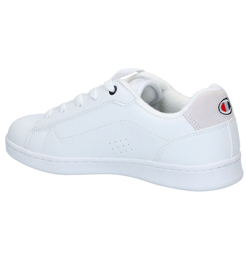 Champion Pittsburegh Low JR Witte Sneakers in kunstleer (265806)