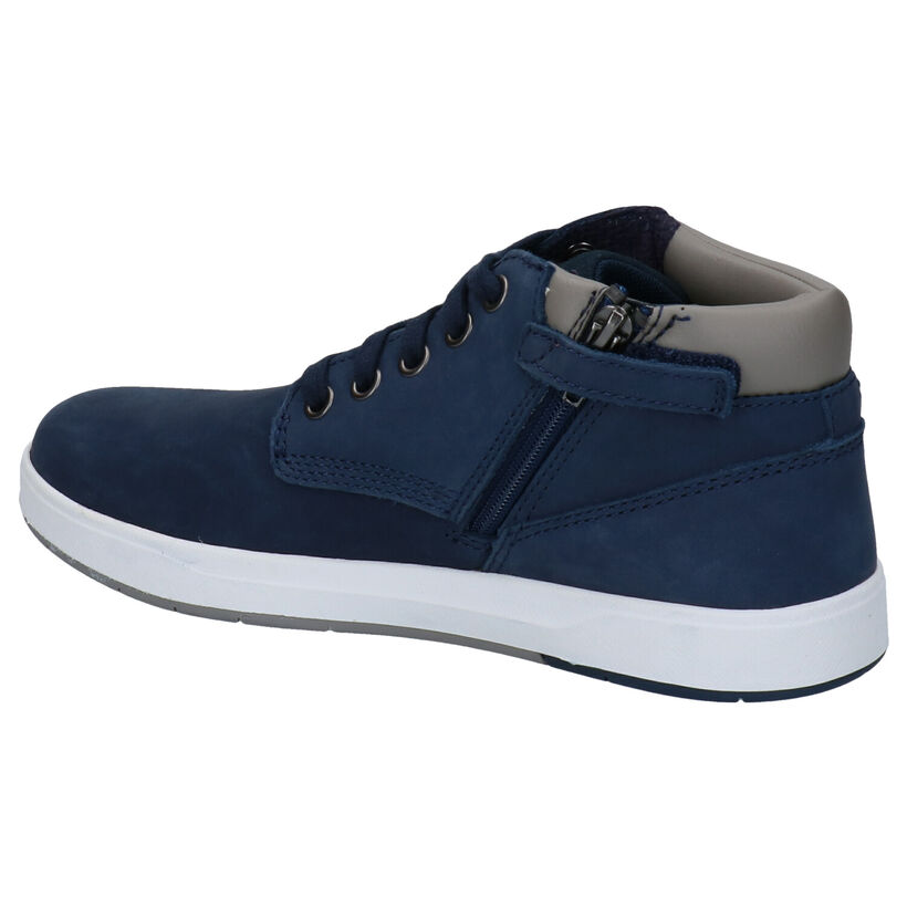 Timberland Davis Square Bottines en Bleu en nubuck (277881)