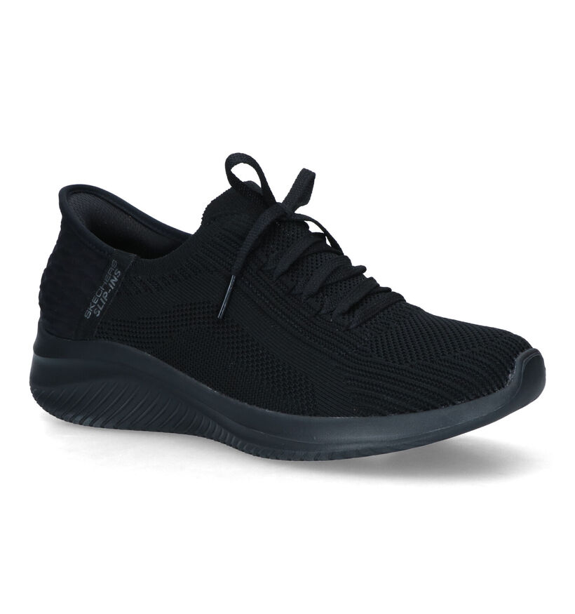 Skechers Hands Free Slip-ins Zwarte Sneakers voor dames (319355) - geschikt voor steunzolen