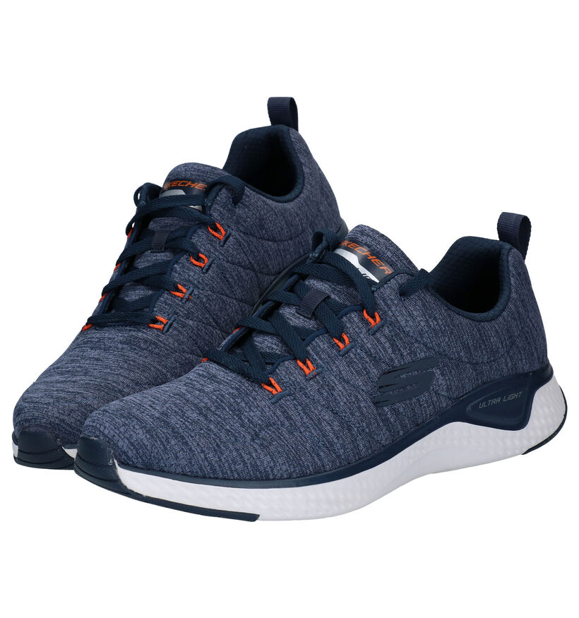 Skechers Solar Fuse Motion Sensor Baskets en Bleu en textile (279360)