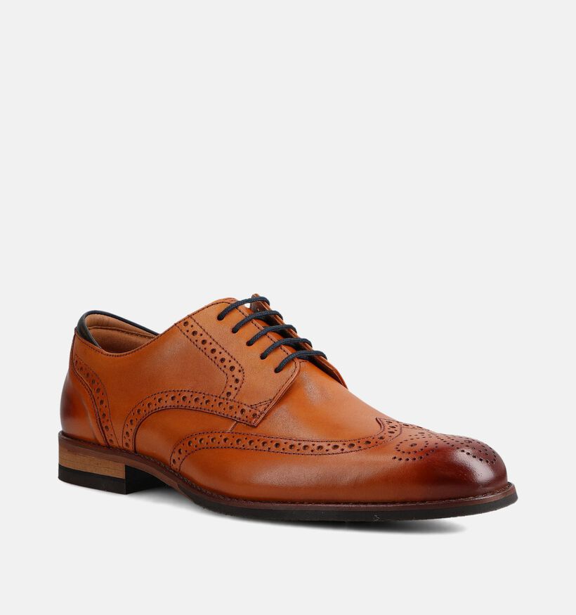Clarks Craft Arlo Limit Cognac Veterschoenen voor heren (373332)