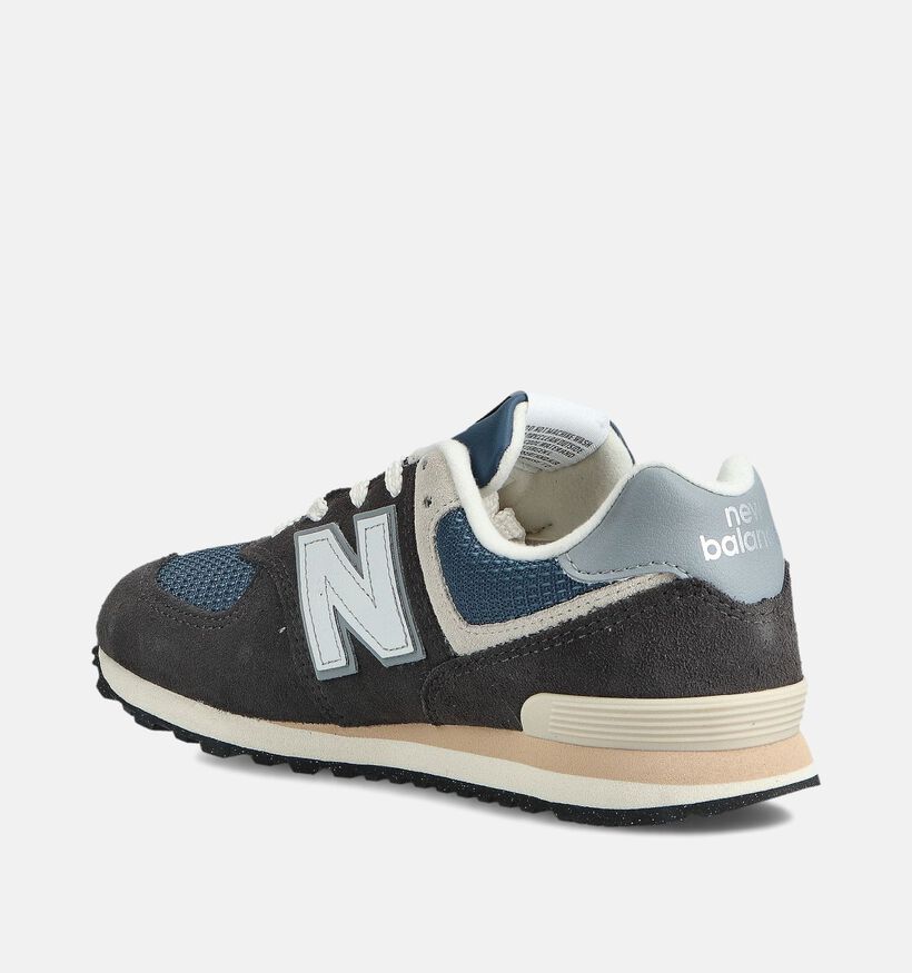 New Balance Zwarte/Grijze Sneakers New Balance Zwarte/Grijze Sneakers voor jongens, meisjes (358671) - geschikt voor steunzolen