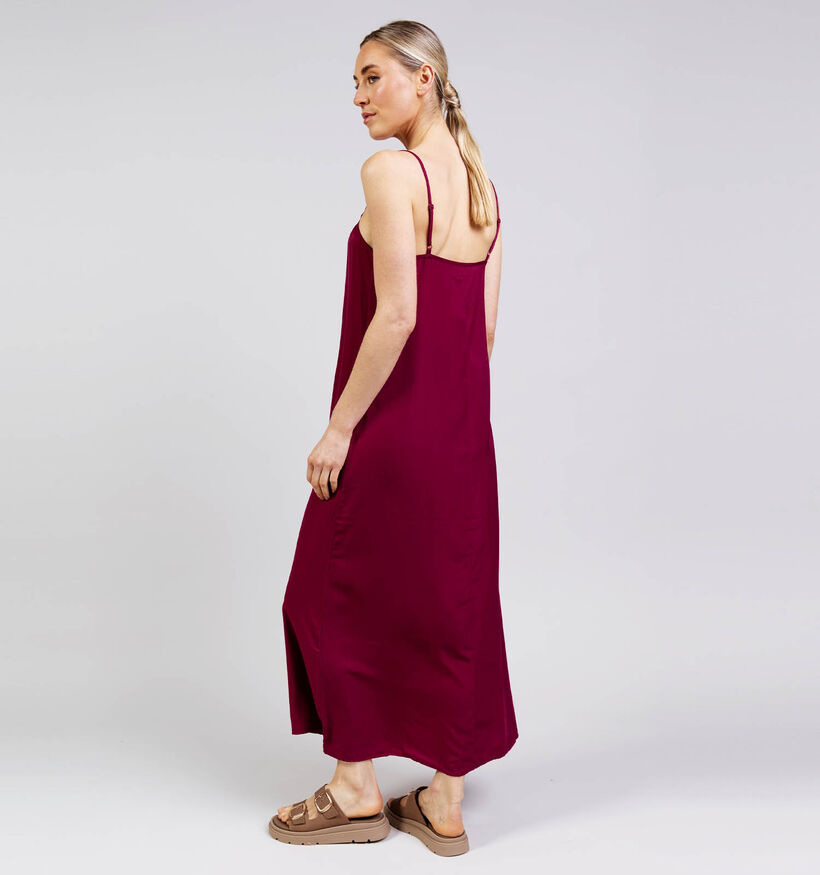 Pieces Glive Robe longue en Violet fonc&eacute; pour femmes (372383)