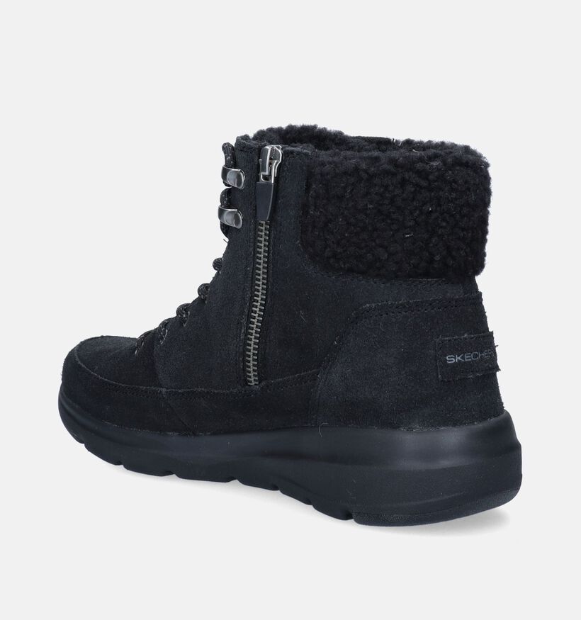 Skechers On-The-Go Glacial Ultra Zwarte Sneakers voor dames (346354)