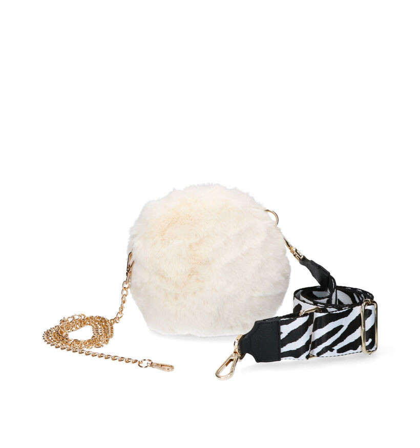 Dolce C. Ecru Crossbody Tas in stof (311374)