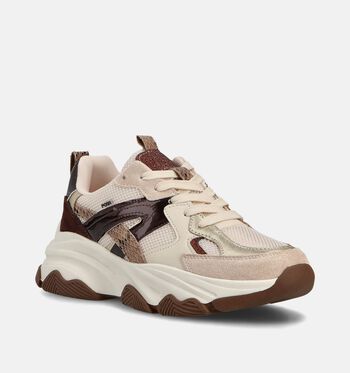 Poelman Baskets Noir/Taupe