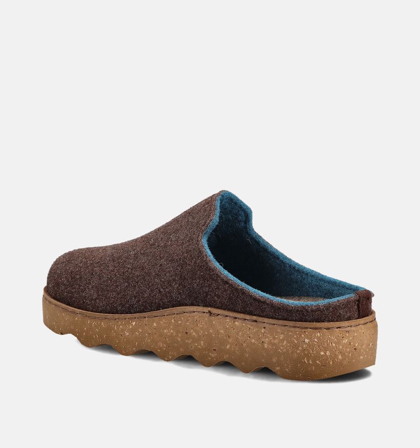 Rohde Foggia Bruine Pantoffels voor Steunzolen voor dames (364826) - geschikt voor steunzolen