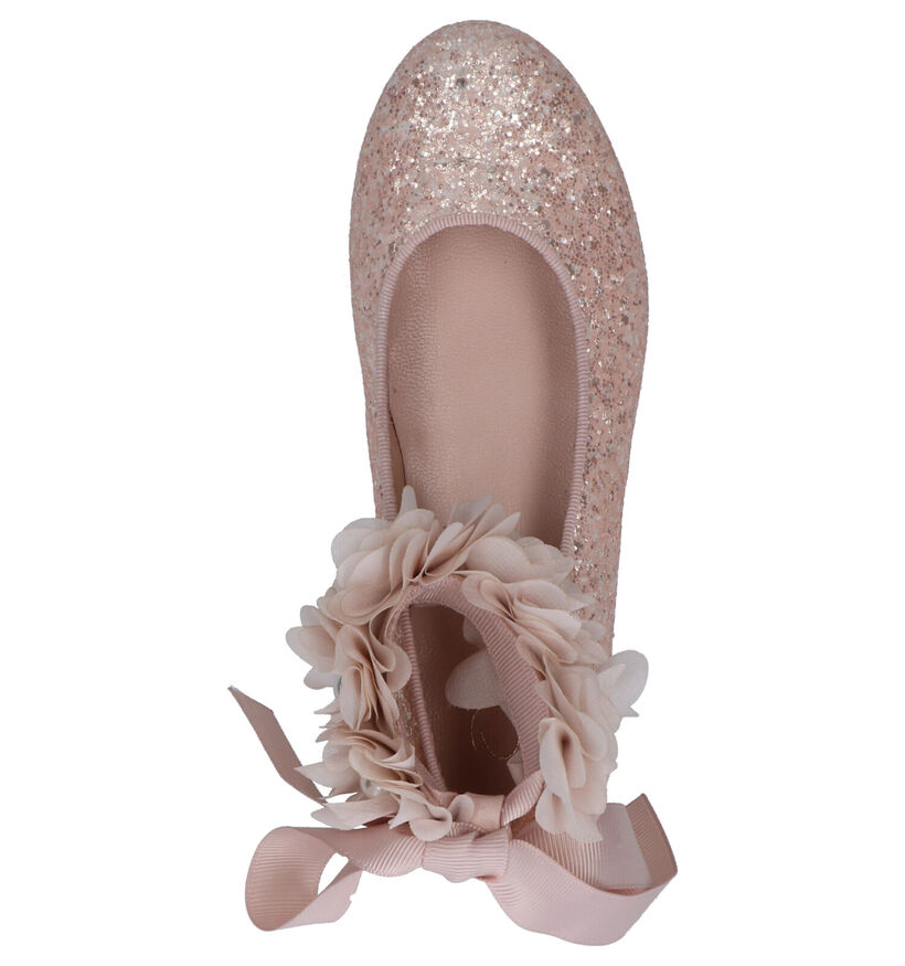 Oca-Loca Ballerines en Rose clair en cuir (266801)