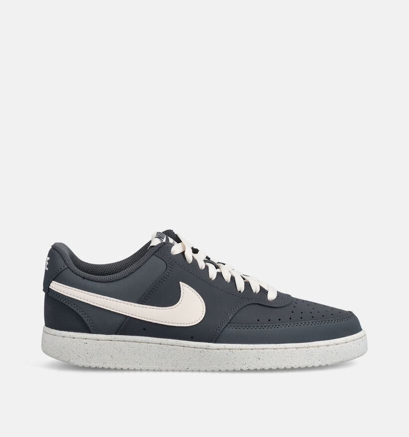 Nike Court Vision Low Next Nature Baskets en Gris pour hommes (369289) - pour semelles orthop&eacute;diques
