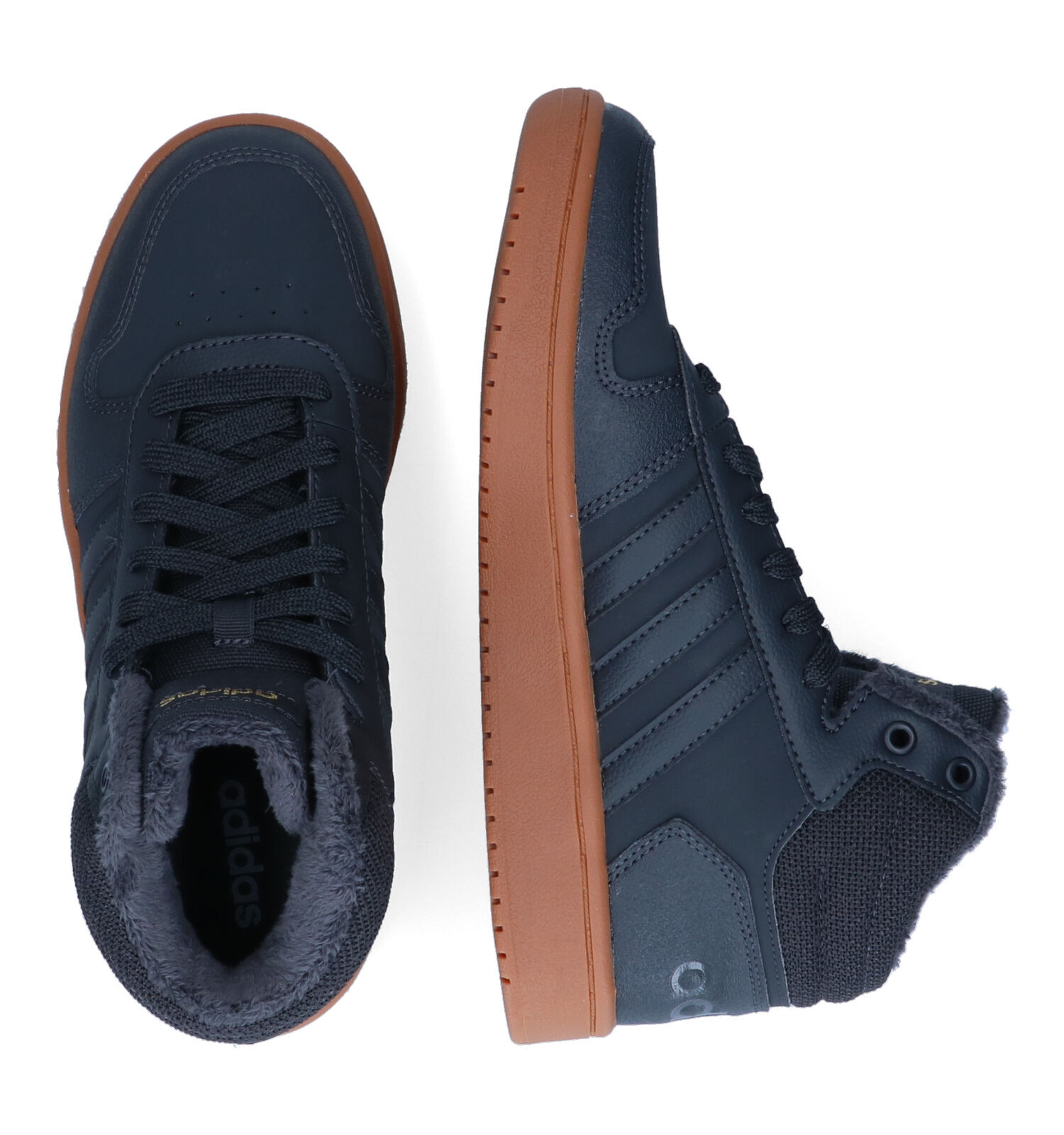adidas Hoops 2.0 Mid Grijze Sneakers | Dames Sneakers | Online op TORFS.BE