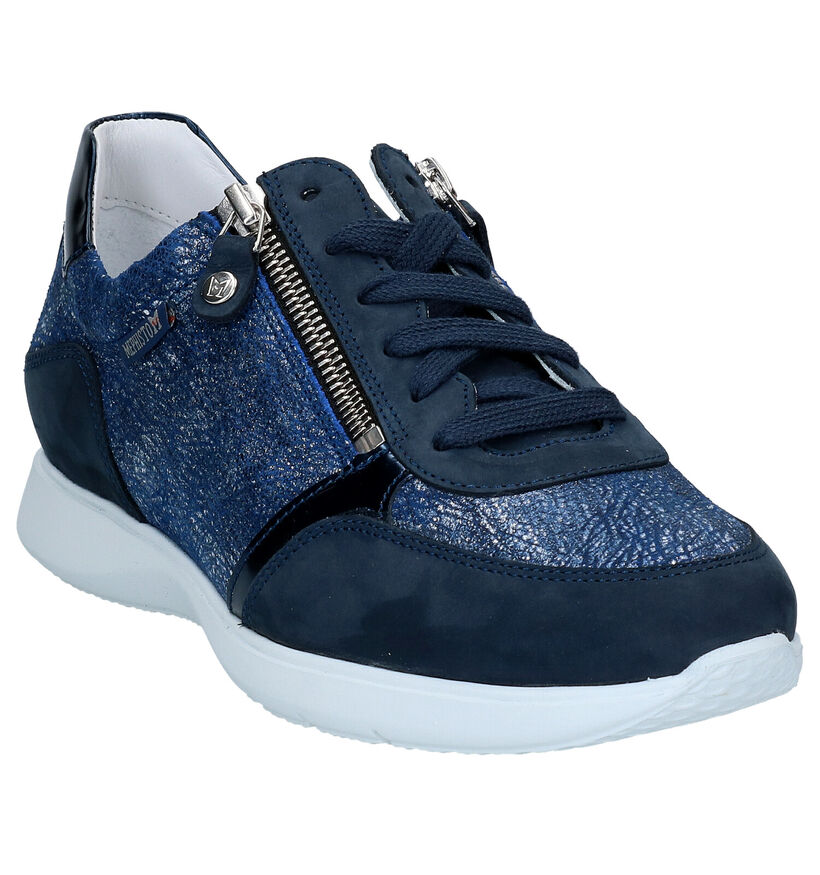 Mephisto Monia Blauwe Rits-veterschoenen in leer (287420)
