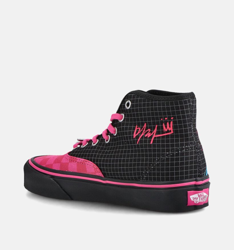 Vans Authentic Hi 2.0 x KPop Demon Hunters Zwart/Multi Sneakers voor jongens, meisjes (381690)